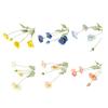 Artificial Flowers Faux Silk Flower Branch with Stems Real Touch Fake Flower Arrangement for Spring Home Kitchen Table Decor