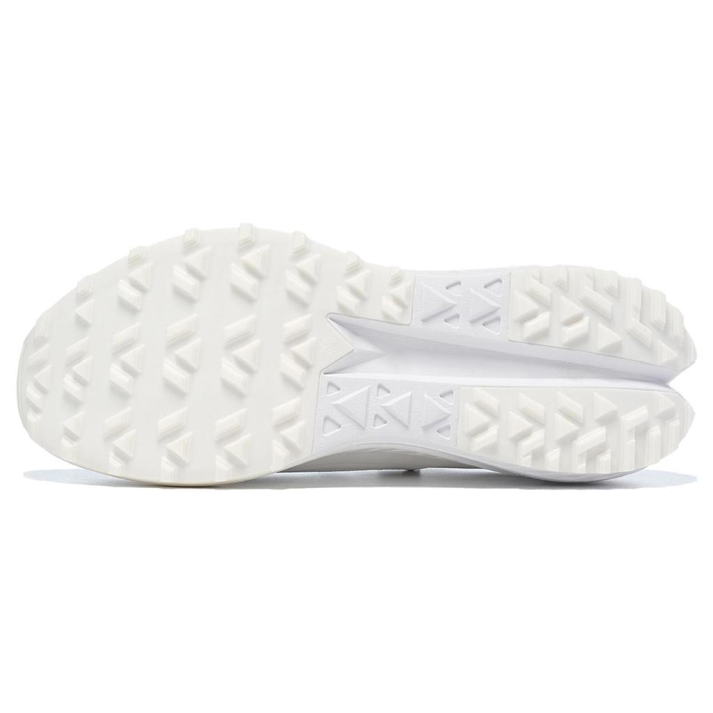 New LiNing Cushioning Slip Resistant And Abrasion Resistant Low Top Running Shoes Men's White ARNT001-2