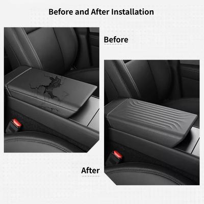 For Tesla Model Y Juniper Launch 2025 Center Console Armrest Cover TPE Anti-Scratch Protector Pannel Pad InteriorAccessories