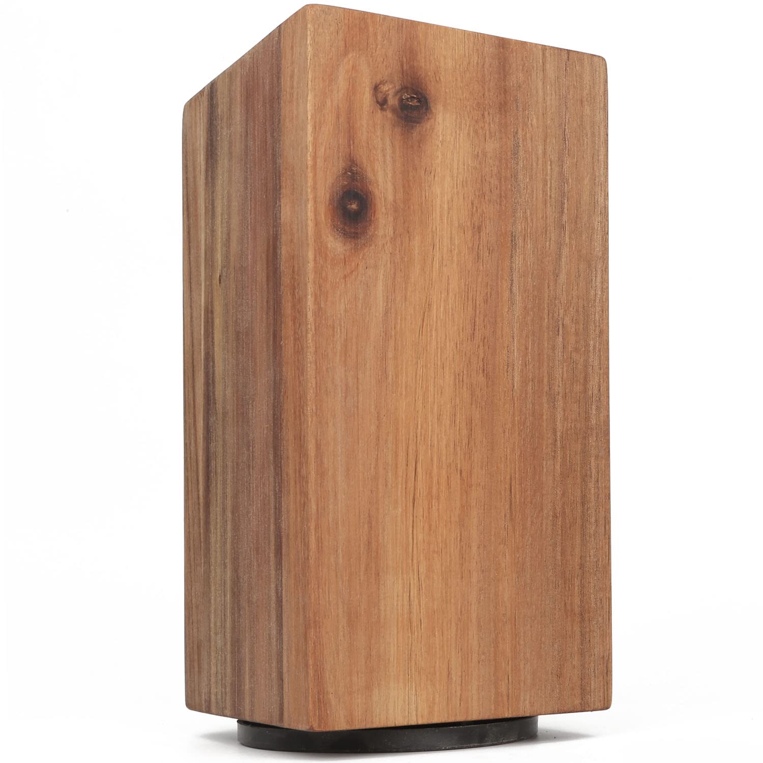 Resafy Magnetic Knife Wooden Block 360° Rotatable Knife Holder Rack Magnetic Stand with Strong Reinforced Magnets Knives Strip Modern Style