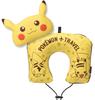 Gowell Pokemon Neck Airplane Airplane Airplane Pillow with Mini Pikachu Cute Travel Pillow, U-Shaped Cushion, (Travel Accessory, Character, Item)