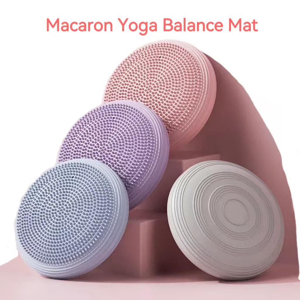 Thickened Explosion-Proof PVC Inflatable Yoga Balance Mat & Massage Cushion