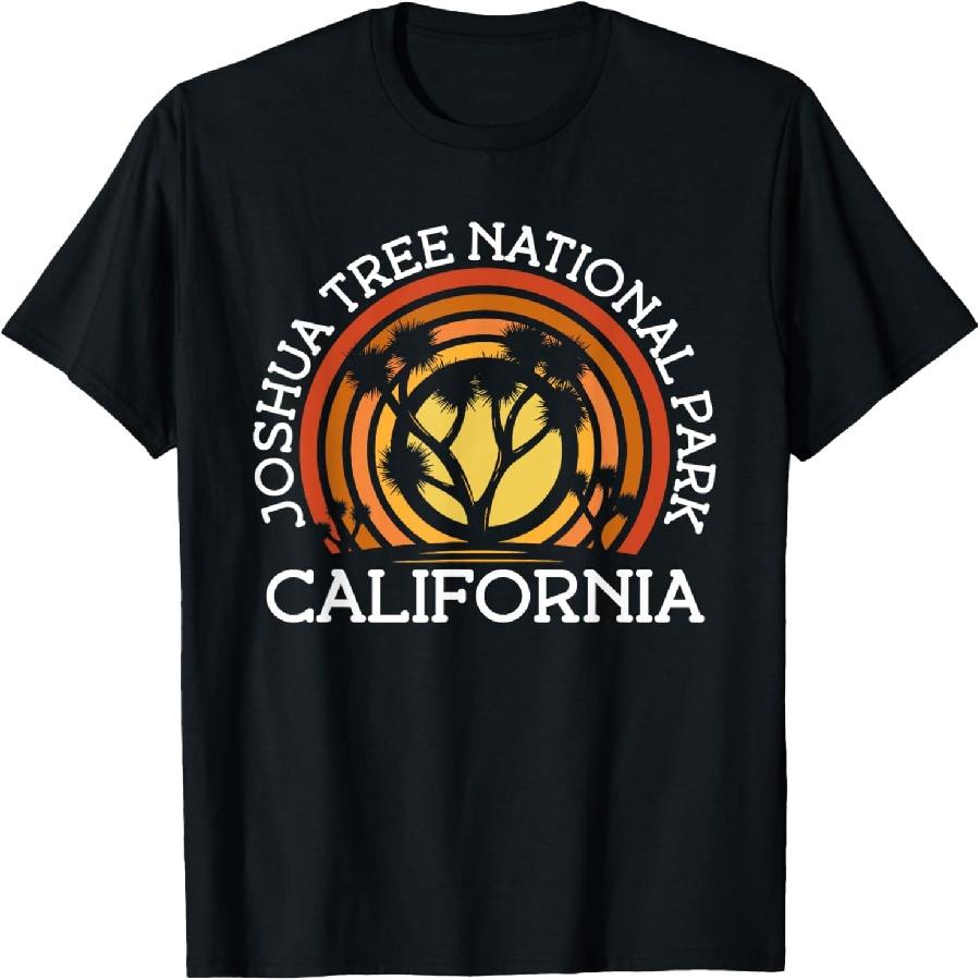 Joshua Tree National Park California Sunset Camping Hiking T-Shirt XXXXXL чёрный