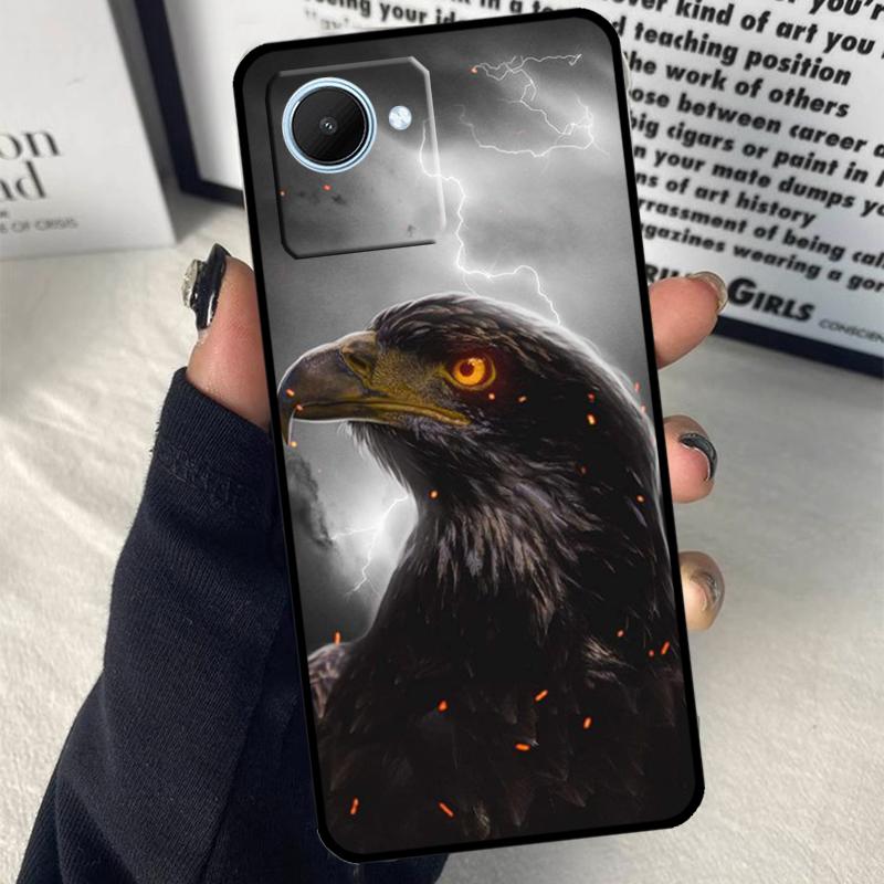 Eagle Hawk Bird Animal For Realme GT7 Pro GT6 C67 C65 C63 C61 C55 C53 C51 C71 C75 10 11 12 13 14 15 Pro Plus Case