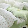 New Spring Duvet Cover Class A Double Yarn Printed Knitted Cotton 3-4 Piece Quilt Bed Sheet Pillowcase Small Fresh Bedding