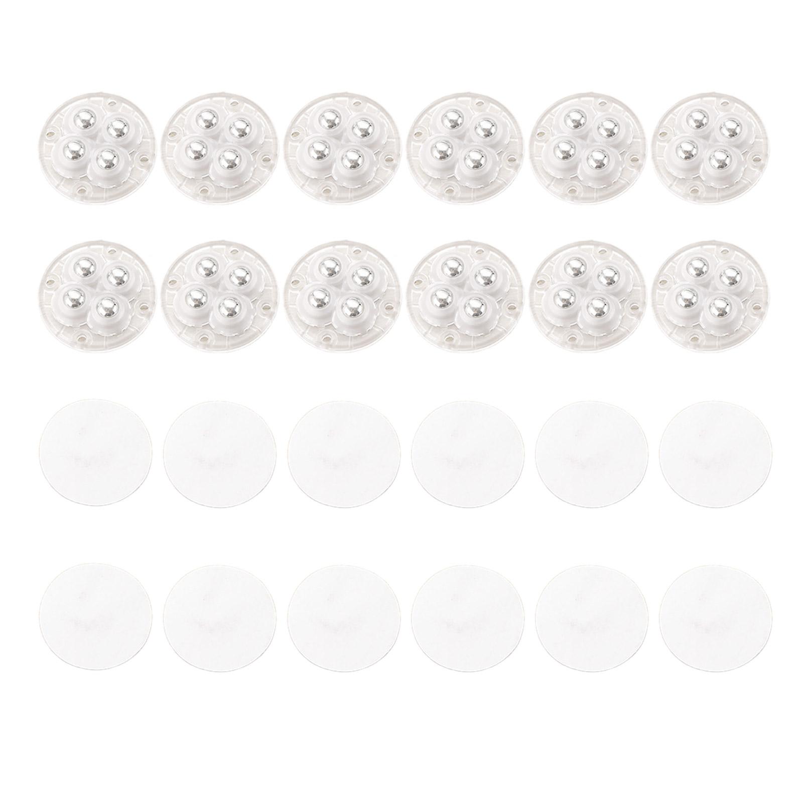 

Convenient Adhesive Wheels Smooth Movement Easy to Install Adhesive Wheels Space Saving Wheels for Furniture & Storage E