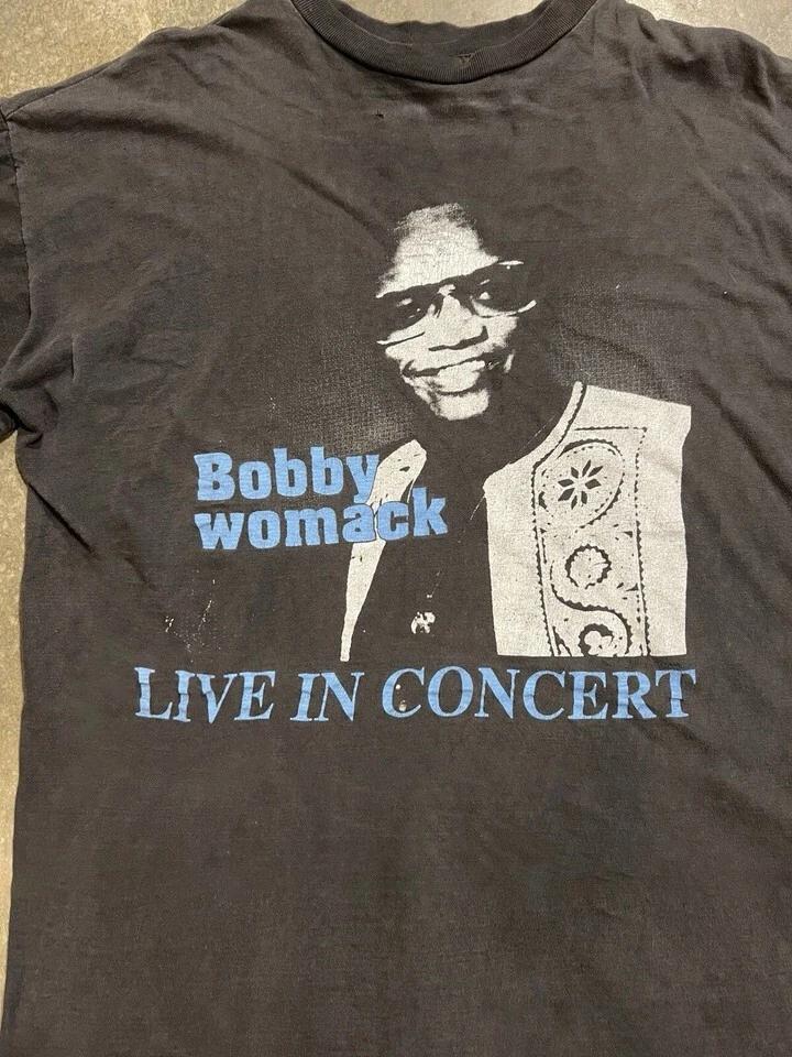 Bobby Womack Live In Concert Adult Unisex T-shirt Full Size UU962 3XL