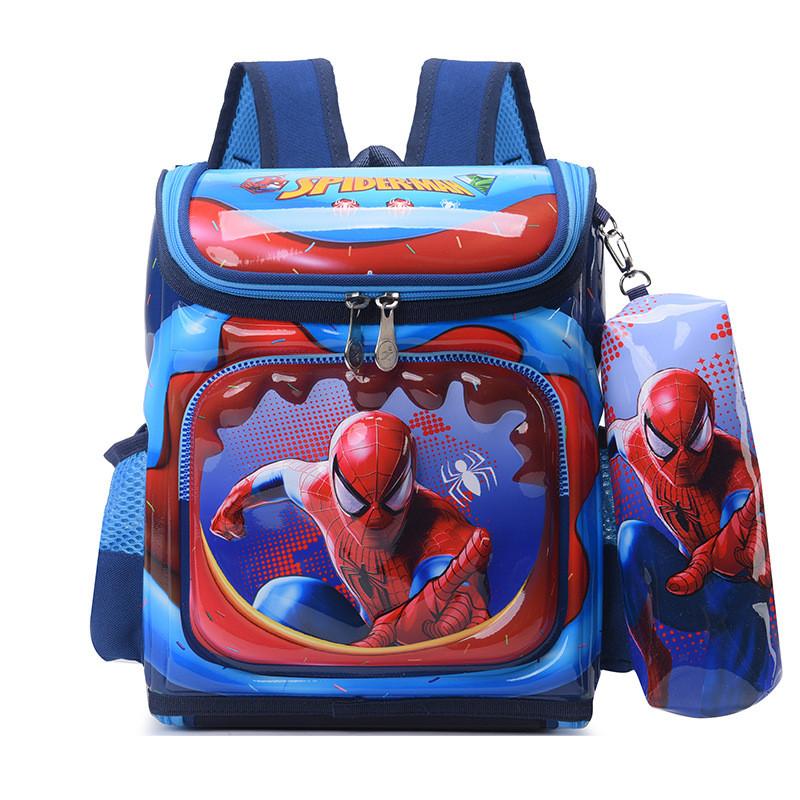Spiderman Melody Sofia Labubu Elsa Iron Man Backpack With Breathable Oxford Fabric For Boys And Girls