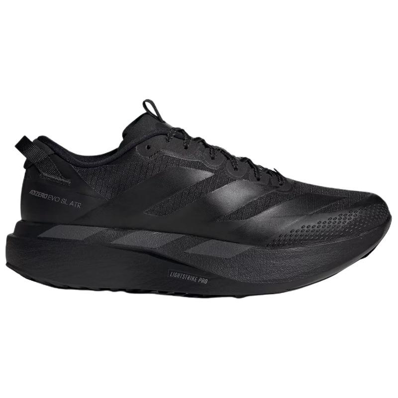 Adidas Adizero Evo SL ATR Mesh Low Top Running Shoes Men Core Black Night Grey Iron Metallic KK2685