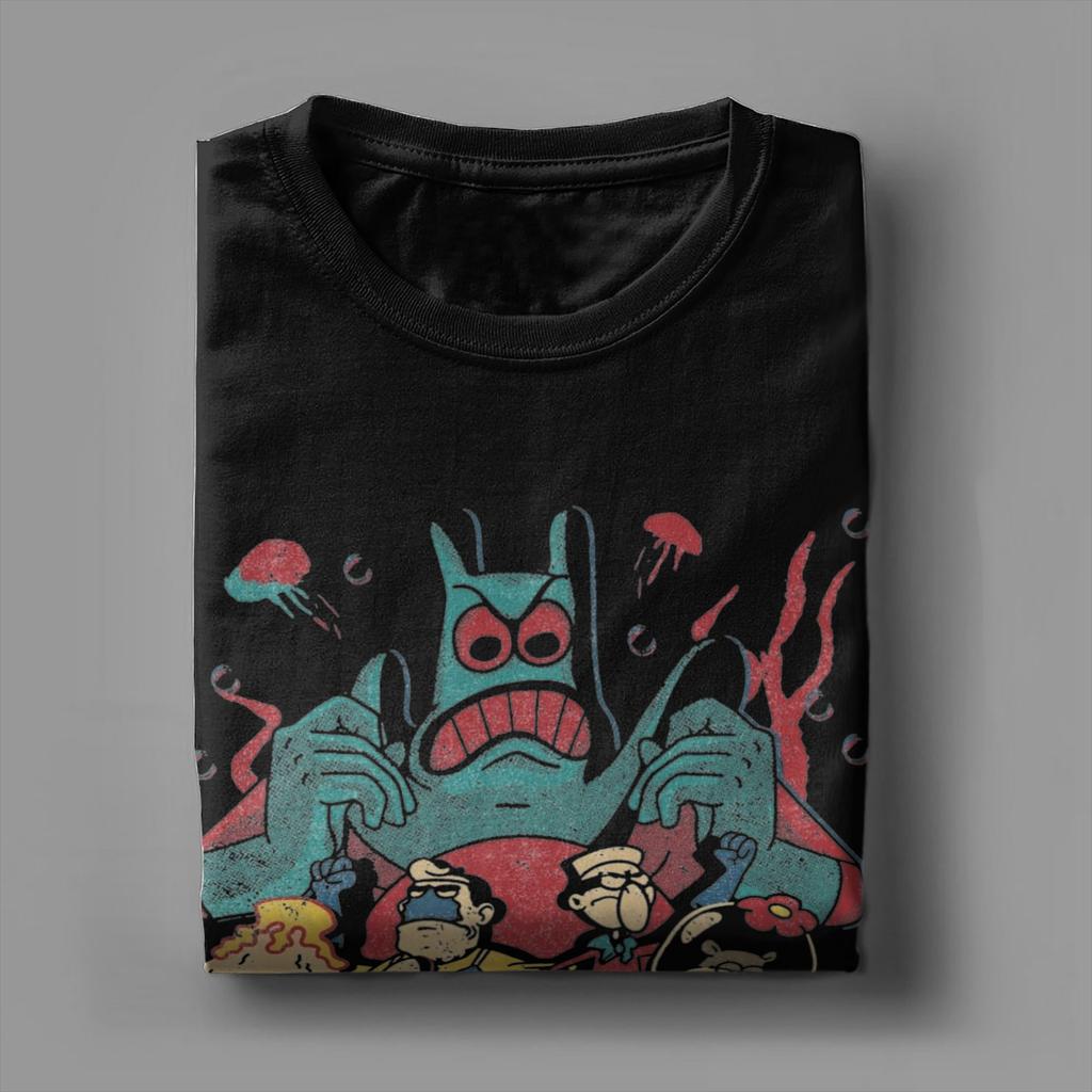 T Shirt Pure Cotton Tee Graphic Printed Funny Cartoon T-shirt Clothing