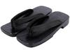 Authentic Paulownia Wood Geta Size L 8(eight) 2-color (Geta) Black,