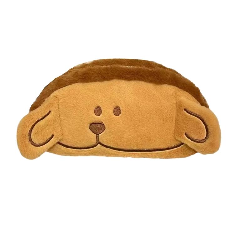 Мягкая плюшевая пенал Большая вместимость Плюшевая пенал На молнии Пеналы Сумка для макияжа для Ученицы Девочки Женщин Путешествия