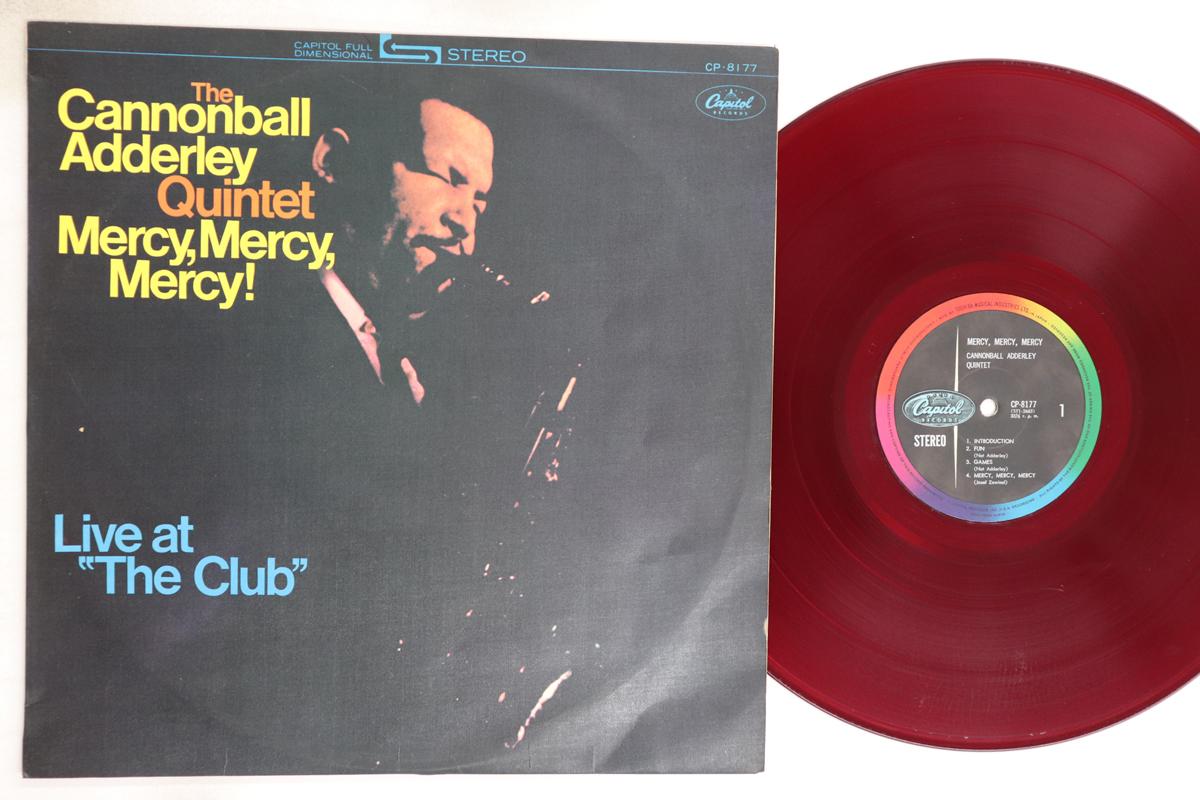 

LP Record CANNONBALL ADDERLEY - Mercy Mercy Mercy CP8177 CAPITOL 1967 Japan Jazz Used