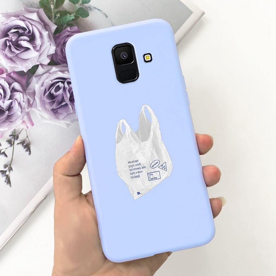 For Samsung Galaxy A6 2018 Case SM-A600F Cute Fashion Painted Cover Soft TPU Phone Case For Samsung A6 Plus A6+ 2018 A605F Shell