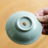 Song Qing Five-petal Coaster Handmade Ceramics Tea Holder Kung Fu Tea Set Tea Ceremony Accessories Retro Cup Holder Cup Coaster