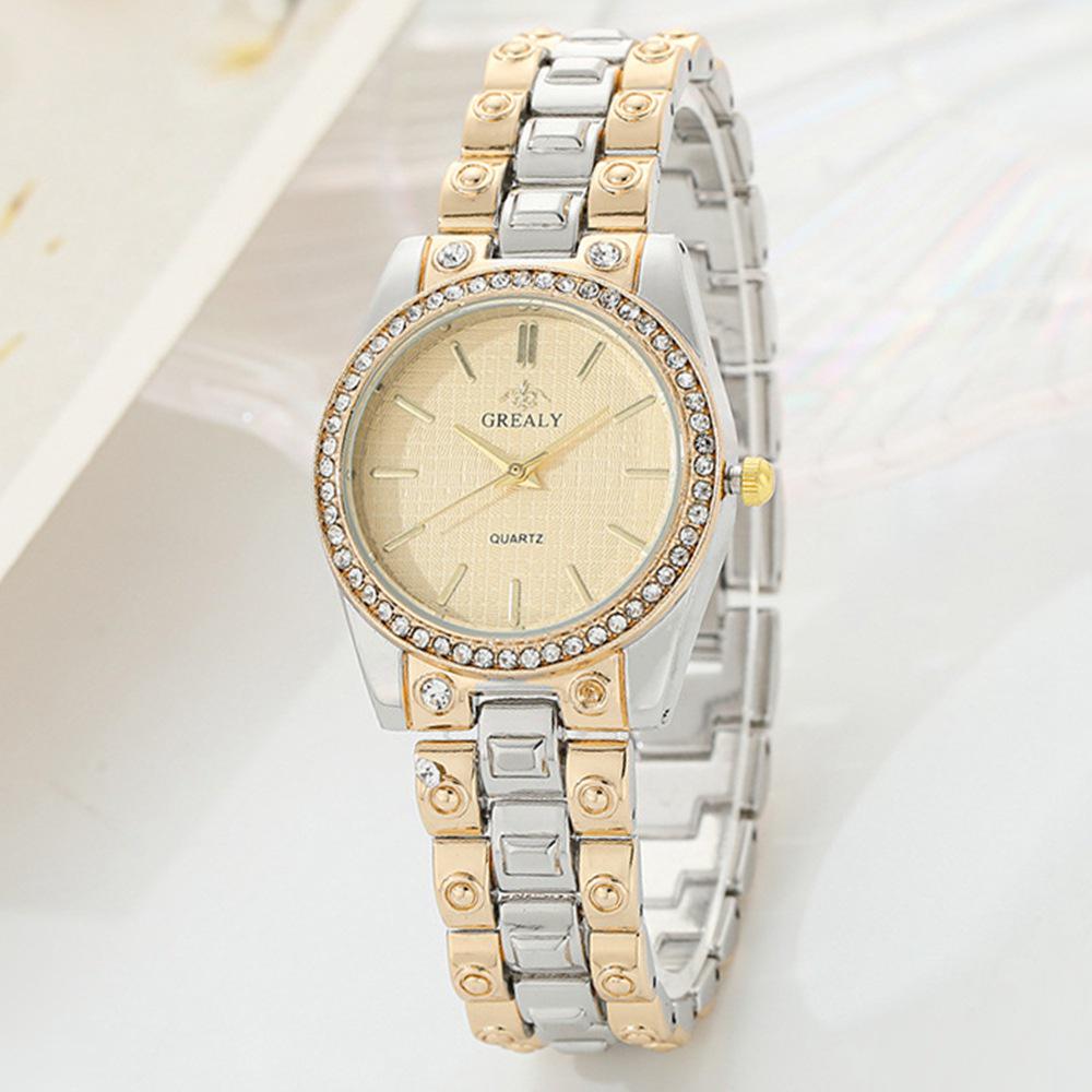 Rhinestone Alloy Band Fashion Women s Watch - Casual Quartz Wristwatch