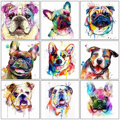 Pittura diamante 5D fai da te nuovo animale diamante ricamo punto croce immagini di cani di strass mosaico decorazioni per la casa