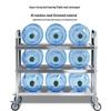 Lijia Stainless Steel 3-Tier Serving Cart