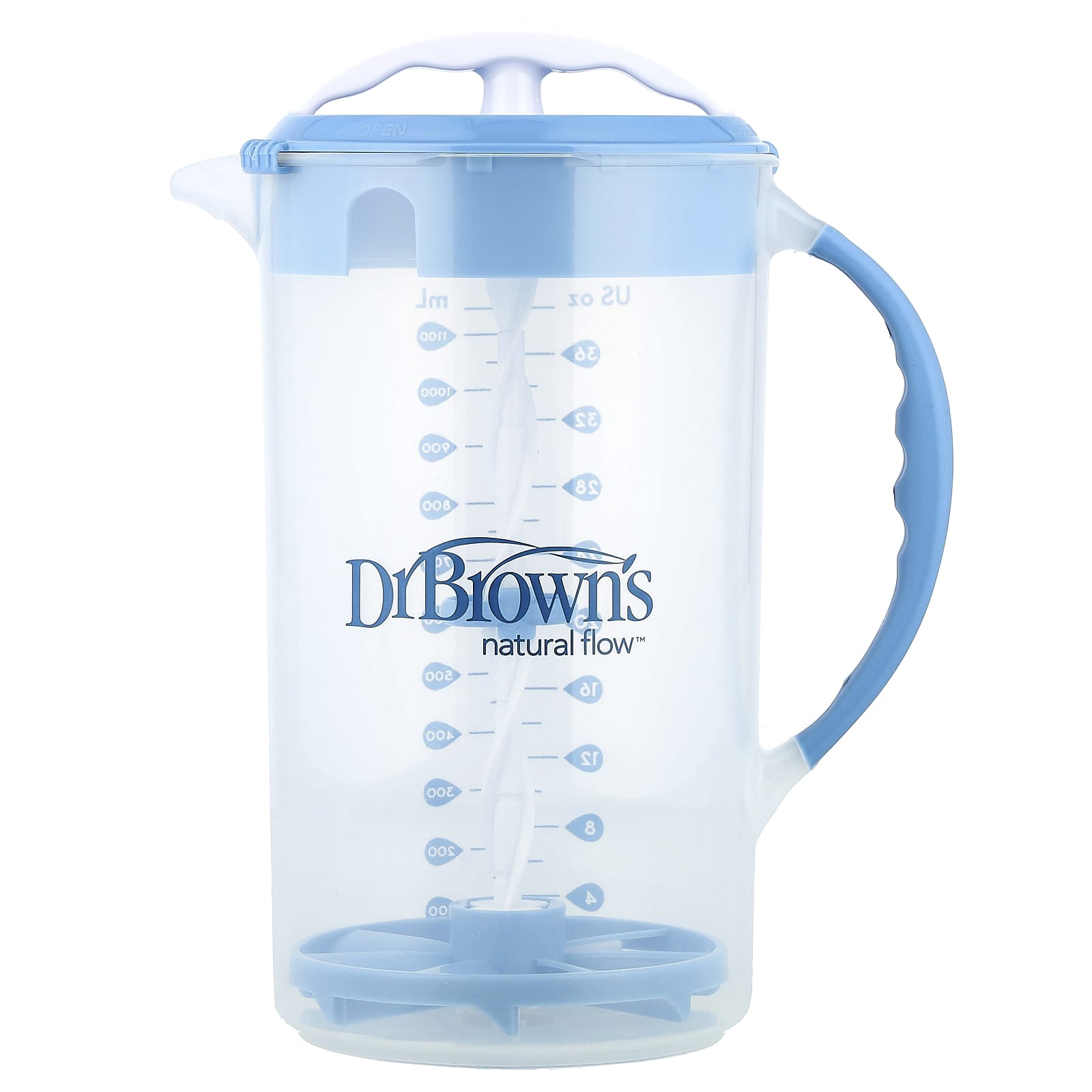 

Dr. Brown s Formula Mixing Pitcher, Blue, 1,000 ml (32 oz)