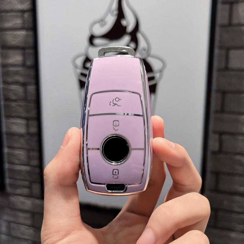 For Mercedes Benz A C E S Class W205 W206 W212 W223 S350 C260 C300 S400 S450 S500 Tpu Key Protector Car Key Case Cover Shell