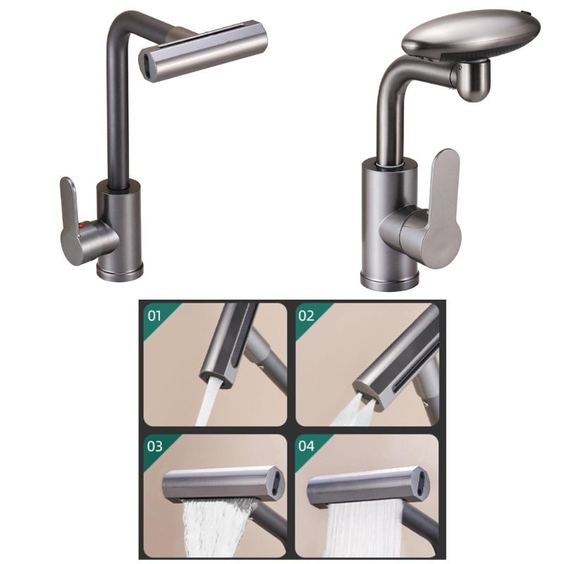 Spatter Proof Water Saving Kitchen Tap 360 Swivels Sink Basins Faucet Quick Installation Single Handle Sink Faucet