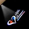 2Pcs Led Car Door Projector Laser Logo Light For Alfa Romeo Giulietta 2011-2019 Giulia Stelvio 2017-2023 Welcome Ghost Lights zl5
