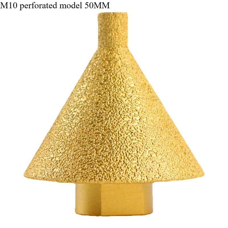 M14 Thread Diamond Beveling Chamfer Bit 38/50mm Cone Punching Expanding Drill Bit Grinding Wheel Ceramic Tile Chamferer