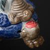 Ancient Colored Pottery Mud Incense Holder Golden Toad Incense Stick Holder Scented Aromatic Candles Zen Tea Services Collection