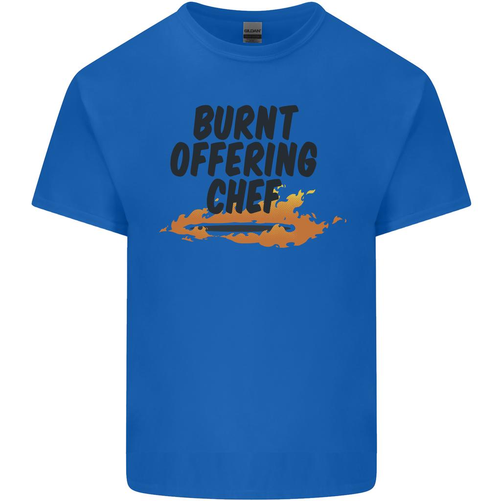 Burnt Offering Chef Funny Food BBQ Bad Cook Unisexs Light Cotton TShirt