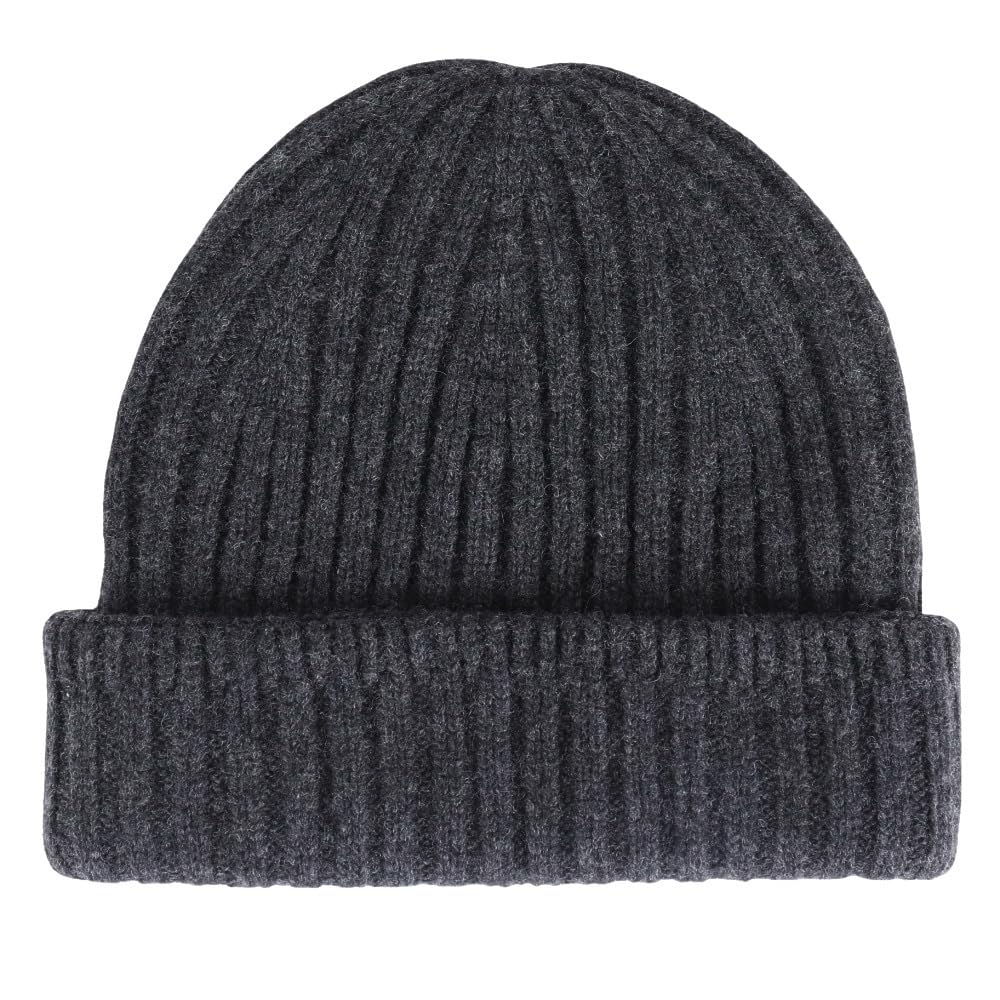 THE NORTH FACE Radial Wool Beanie (Unisex Knit Cap / KODENSHI Lining / Mixed Charcoal) Free / Head 56.5–59.5 cm