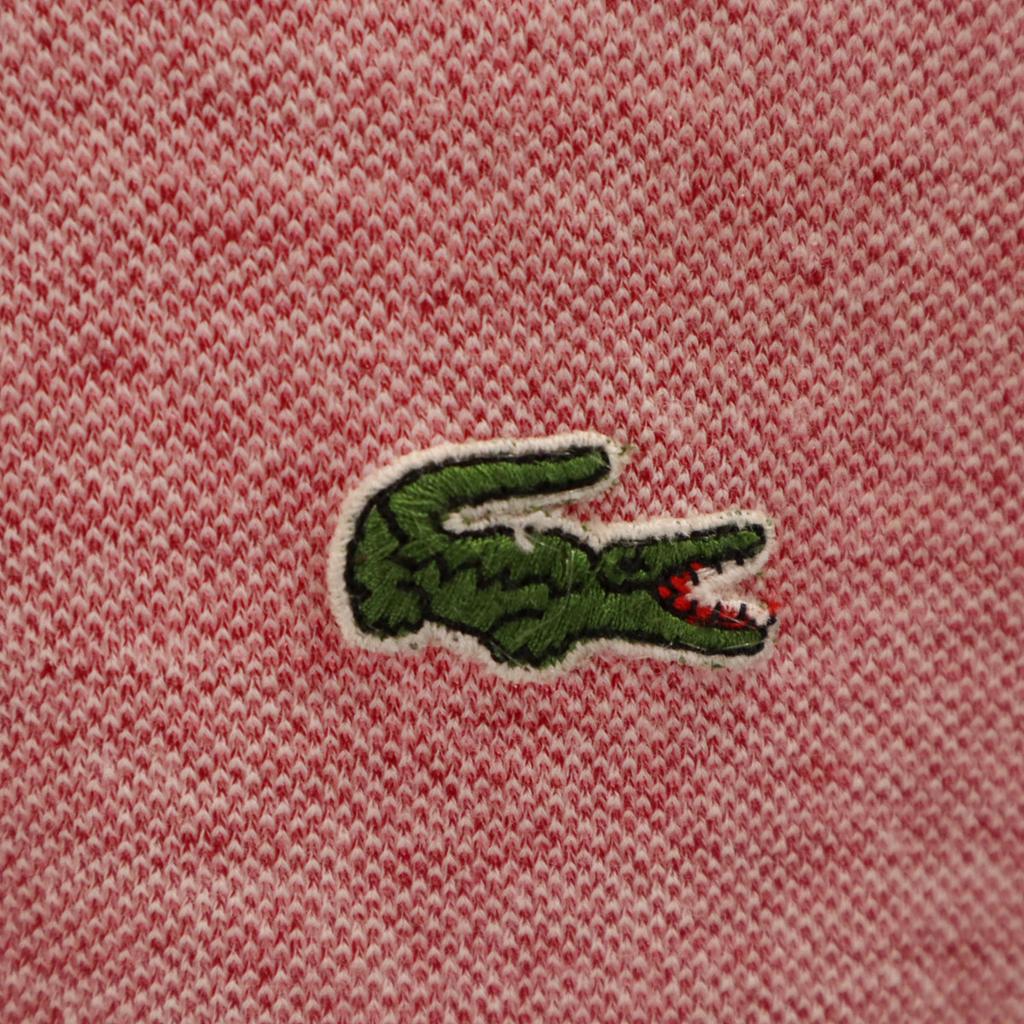 CHEMISE LACOSTE 70s Made in France Vintage Short sleeve Polo shirt 2 Red Men's Used