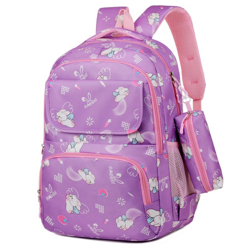 Print Animal Cartoon Children Backpack Durable Breathable Schoolbag Student