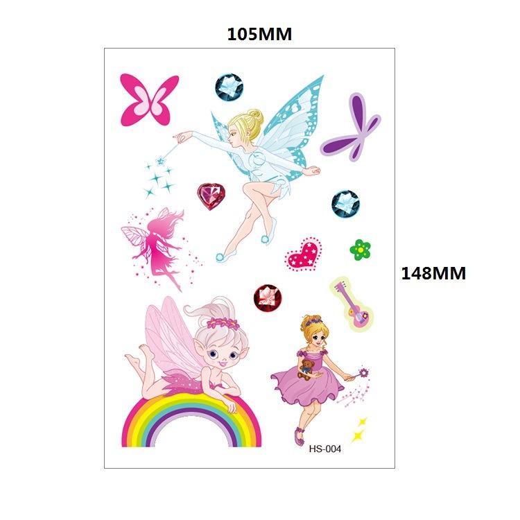Kinder Tattoos Aufkleber Glitzer Goldstaub Cartoon Schmetterling Regenbogen Insekt Sonnenblume Farbset Niedliche Aufkleber