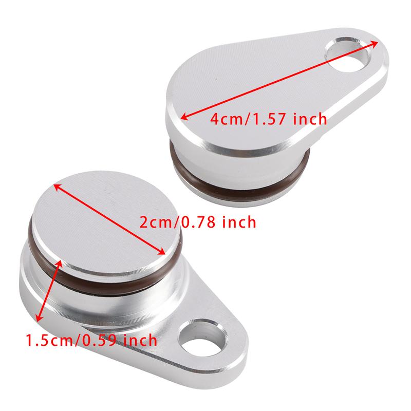 Artudatech Speedometer Block off Plug 2222024 Delete Speedo port C4 C6 AOD 4R70W 4R75W Car Accessories