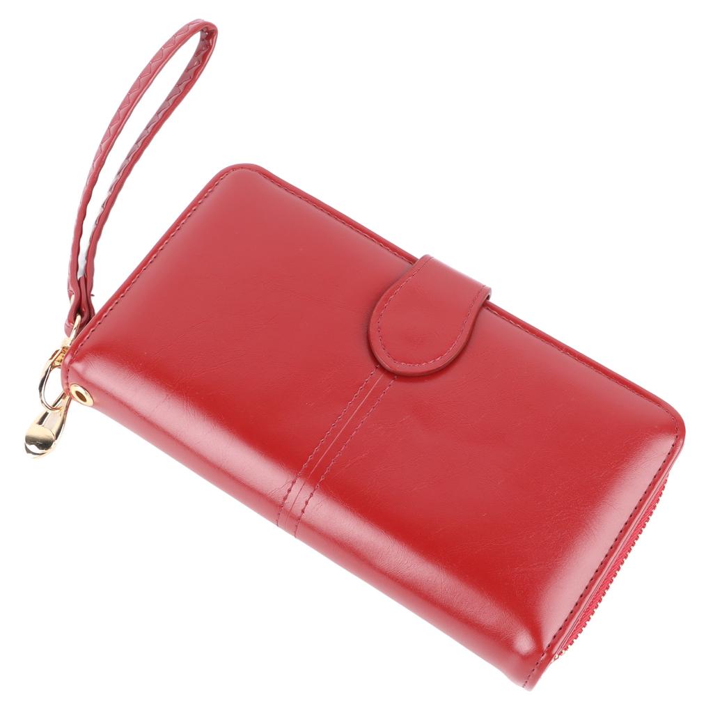Women Long Wallet Stylish Multifunctional PU Leather Wallet Large Capacity Portable Female Wallet