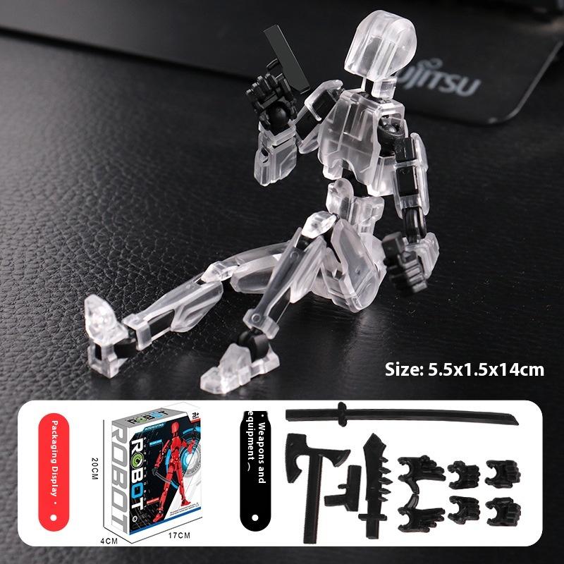 Farbkasten Glückspuppe 13 Mehrgelenk-bewegliches Puppenspielzeug der 3. Generation Schaufensterpuppe DIY Ganzkörper-Dekompressionsartefakt