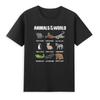Animals Of The World Funny Rare Animals Memes Novelty Unisexs Short Sleeve Tshirt