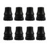 8Pcs Walking Stick Head Protectors Hiking Poles Replacement Tip Trekking Stick End Protectors Walking Stick Pad Buffers