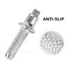 6Pcs Trekking Poles Tip Replacement Walking Cane Tip Metal Stick Feet Walking Poles Nonslip Spikes Easy to Use