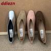 Fashion Footwear Flats Slip On Shoes For Women New In 2025 Female Shallow Fashion Square Toe Ladies Flats With Shoes Summer Spring
