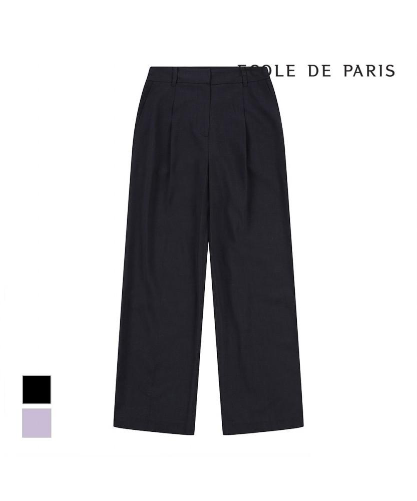 ECOLEDEPARIS Pintuck Line Wide Pants_Cb25Wpa023Z