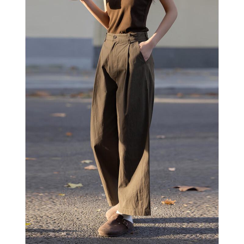 

Demana Women s Cloud-Feel Cotton Straight-Leg Pants L