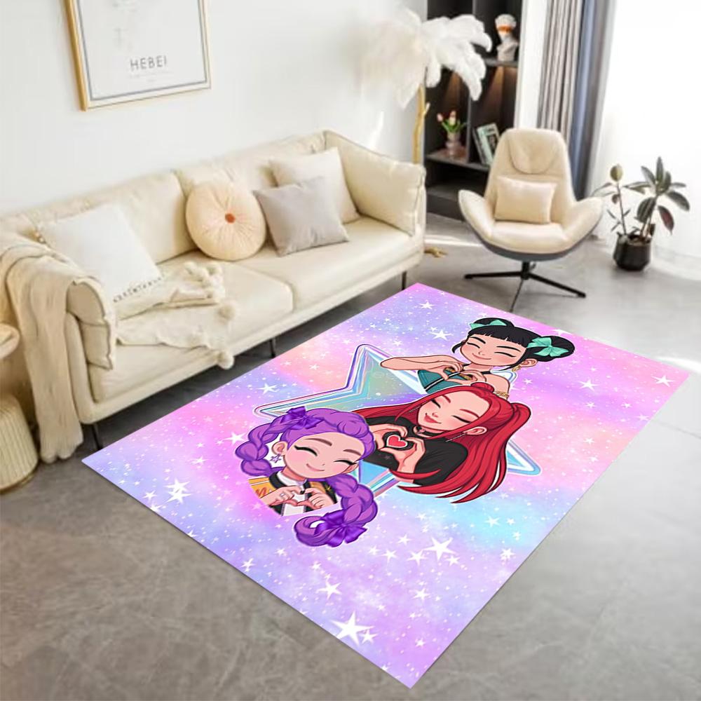 Futuristic Fashion Show Floor Rug Office Rug Design for Dormitory Bedrooms Decorate room Kitchen Anti-slip Rug Decorate Offices Gift for Festivals