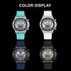 Megir Fashion Men's Sports Military Watches Waterproof Big Dial Quartz Wristwatch with Chronograph 24-hour Auto Date Reloj Hombre 2248