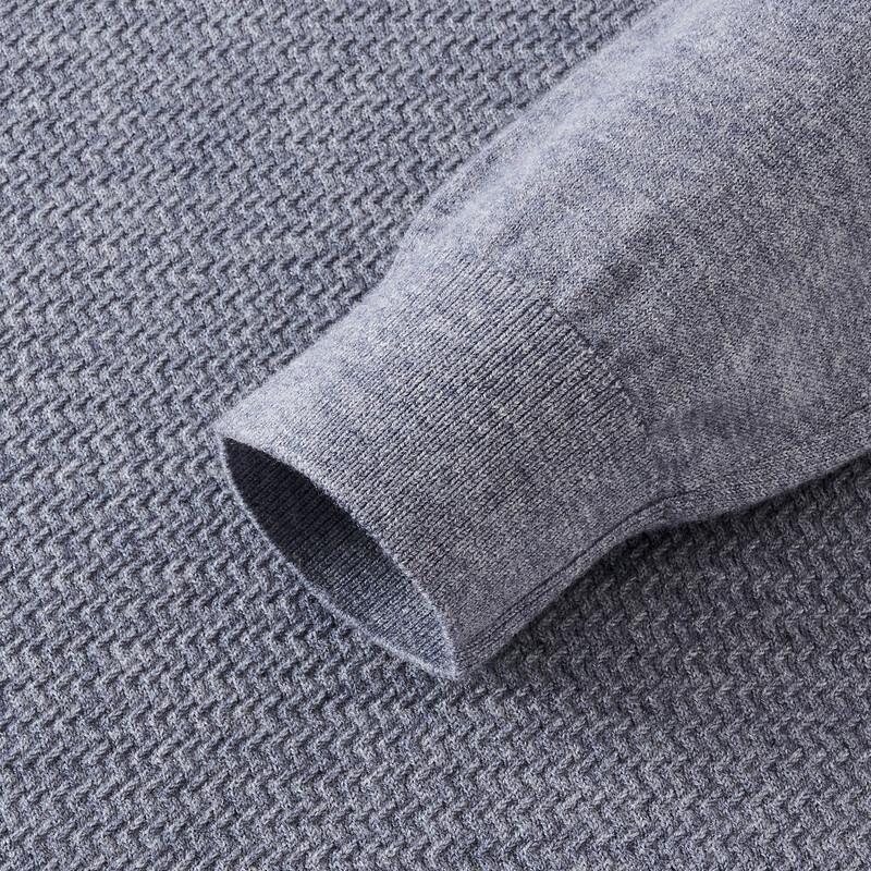 Giovanni Valentino Men's 100% Wool Crew Neck Sweater