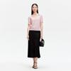 Veromoda Puff Sleeve Knit Top with 3D Rose Detail