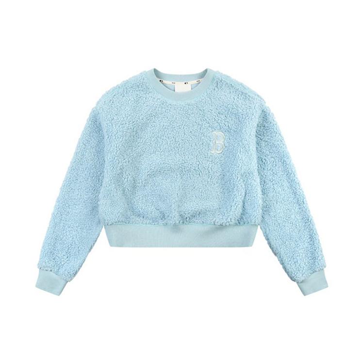 New MLB Sweatshirt Women's Light Blue 31MTF4061-43T