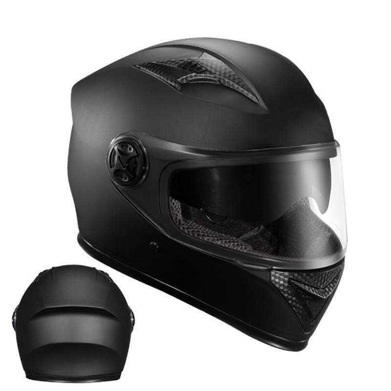 Kaski motocyklowe z pełną twarzą Modne podwójne wizjery Kaski motocyklowe z pełną twarzą Lekkie kaski motocyklowe z powłoką przeciwmgielną