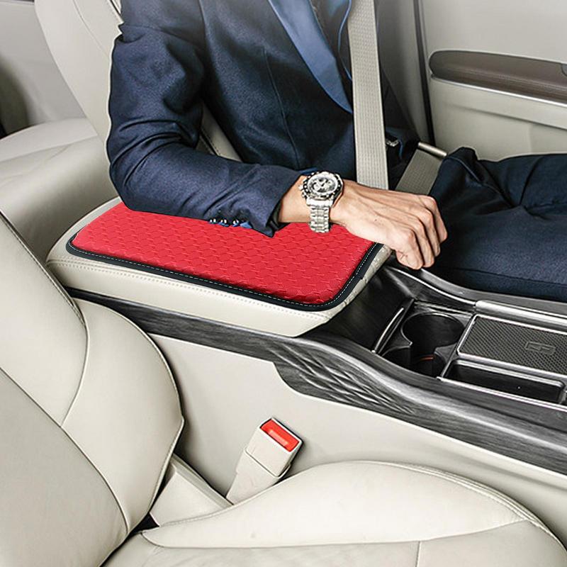 Car Armrest Cushion Center Console Booster Pads Cushion Mat For Arm Rest Waterproof Automotive Armrest Pillow For Truck SUV