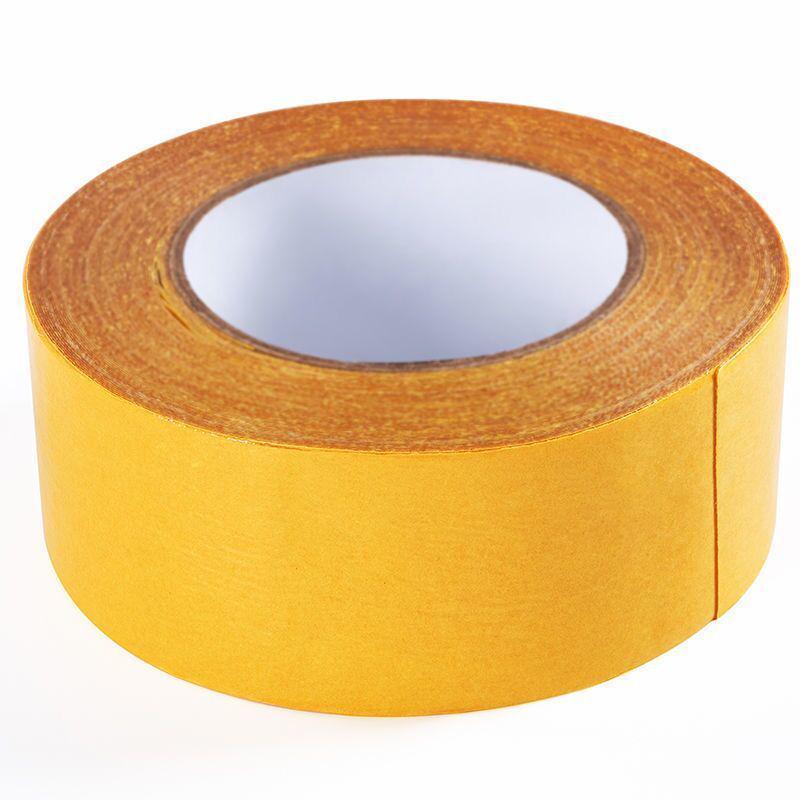 Yellow Cloth Base High Viscosity Double-Sided Tape for Weddings & Exhibitions